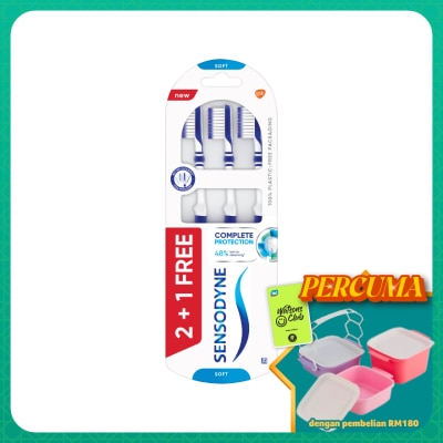 SENSODYNE - Sensitive Teeth Complete Protection Soft Toothbrush 3S