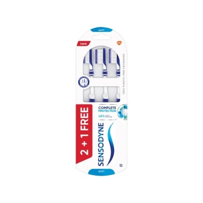 SENSODYNE Sensodyne Toothbrush Complete Protect Soft  3s