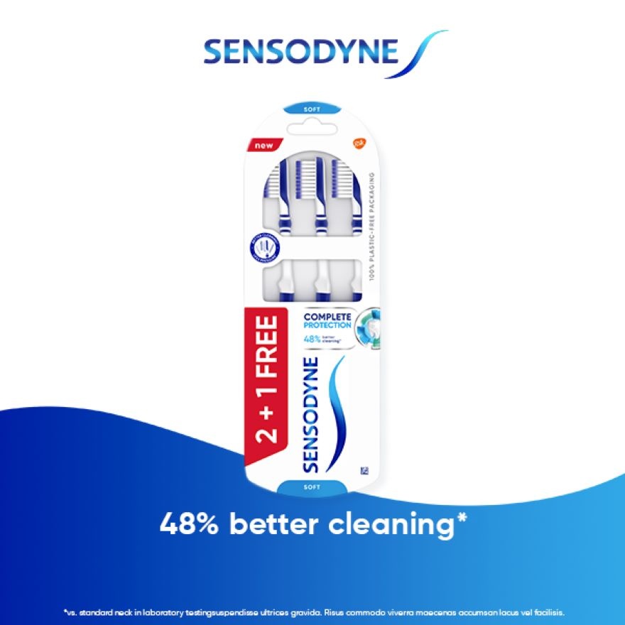 Sensitive Teeth Complete Protection Soft Toothbrush 3S image