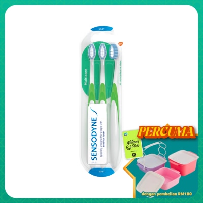 SENSODYNE - Sensitive Teeth Multicare Soft Toothbrush 3S