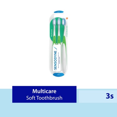 SENSODYNE - Sensitive Teeth Multicare Soft Toothbrush 3S image