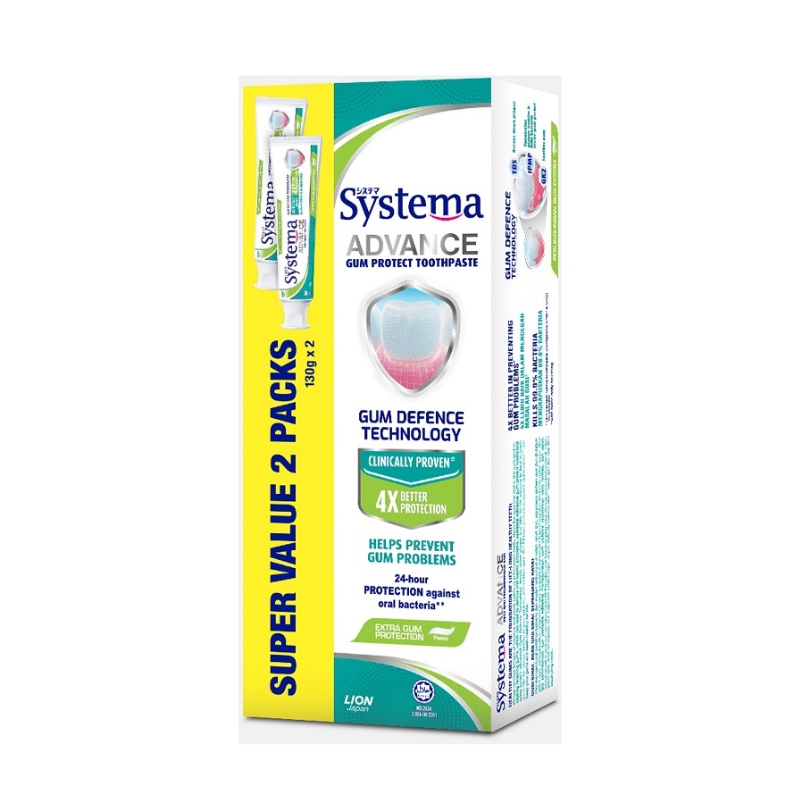 Toothpaste Extra Gum Protection 2x130g image