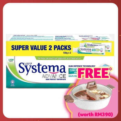 SYSTEMA Toothpaste Extra Gum Protection 2x130g