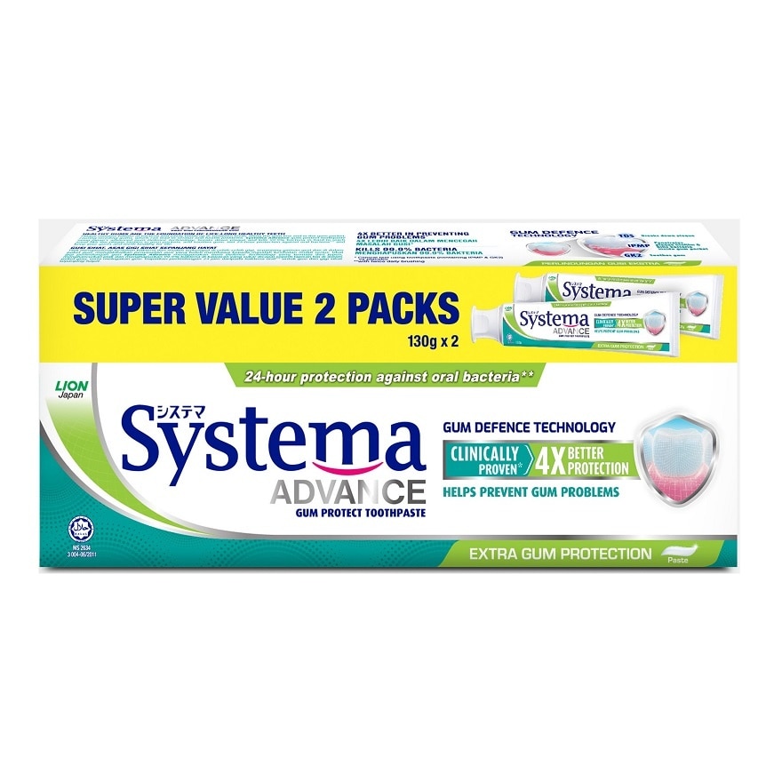 Toothpaste Extra Gum Protection 2x130g