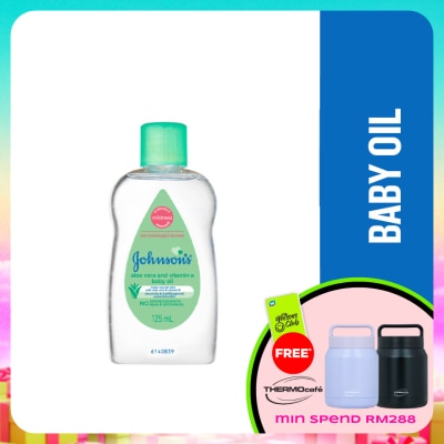 JOHNSON'S - Baby Aloe Vera & Vitamin E Oil 125ml