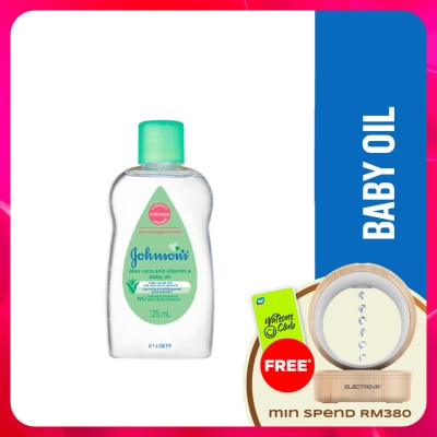 JOHNSON'S - Baby Aloe Vera & Vitamin E Oil 125ml