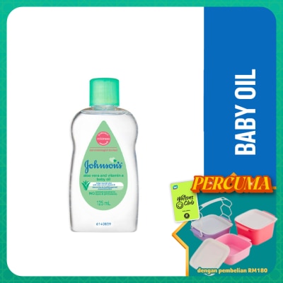 JOHNSON'S - Baby Aloe Vera & Vitamin E Oil 125ml
