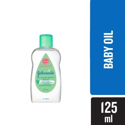 JOHNSON'S Baby Aloe Vera & Vitamin E Oil 125ml