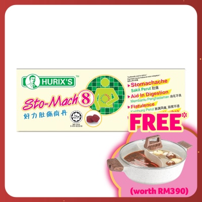 HURIX'S Sto-Mach 8 (12 Tablets Per Outer)