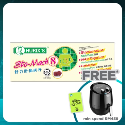 HURIX'S Sto-Mach 8 (12 Tablets Per Outer)