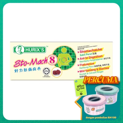 HURIX'S Sto-Mach 8 (12 Tablets Per Outer)