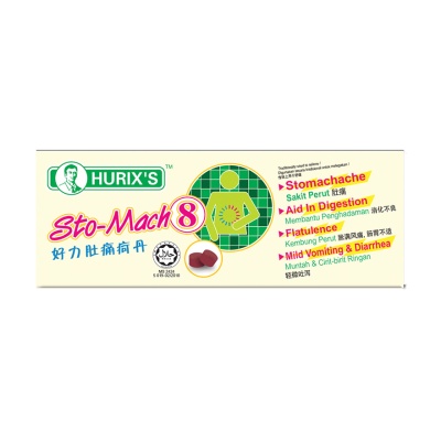 HURIX'S - Sto-Mach 8 (12 Tablets Per Outer) image
