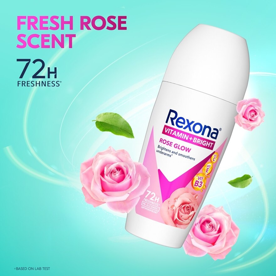 Rexona Rose Glow Roll On 45ml