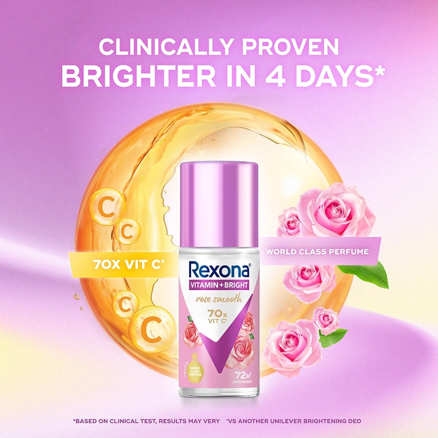 Rexona Rose Glow Roll On 45ml