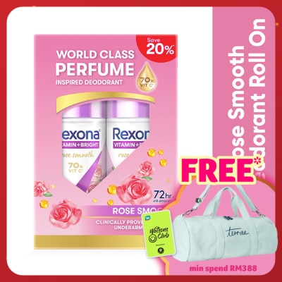 REXONA Rose Glow Doedorant Roll On 2x45ML