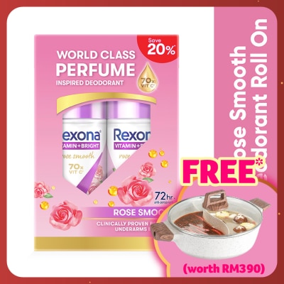 REXONA Rose Glow Doedorant Roll On 2x45ML