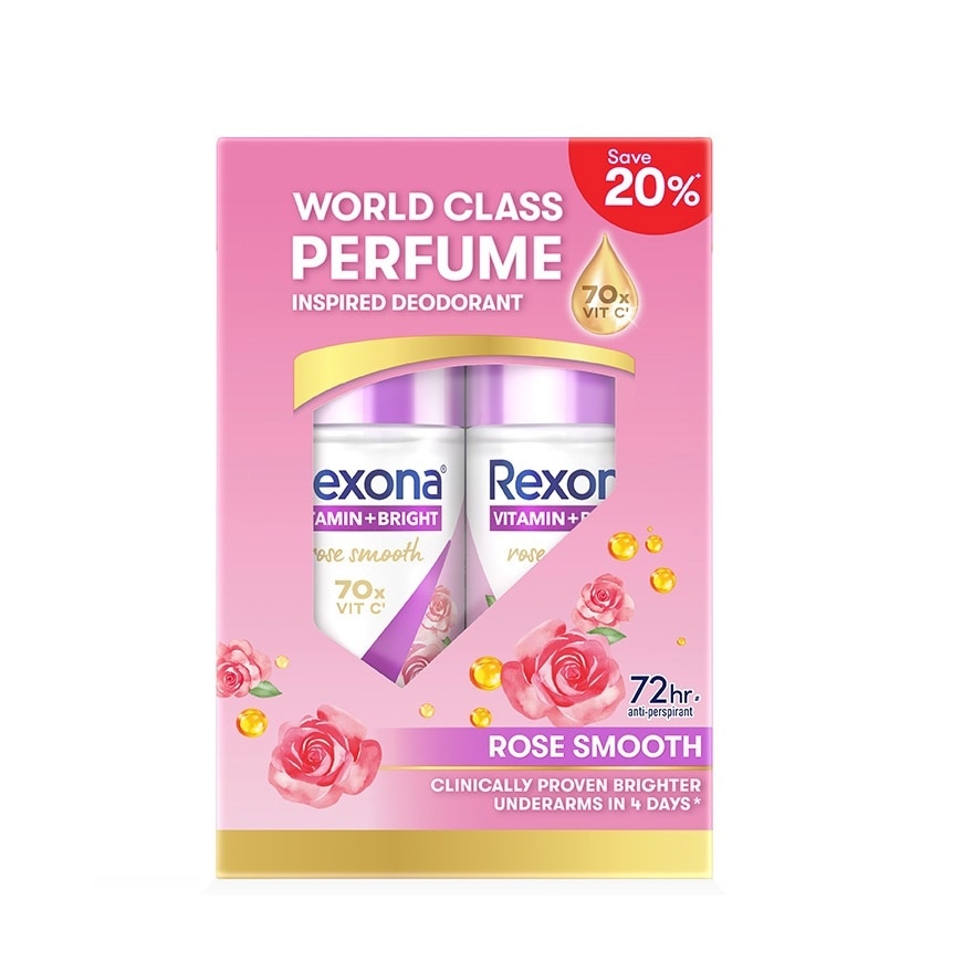 Rose Glow Doedorant Roll On 2x45ML