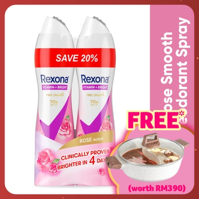 REXONA Rose Glow Spray Deo 2x135ml