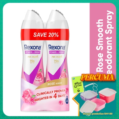 REXONA - Rose Glow Spray Deo 2x135ml