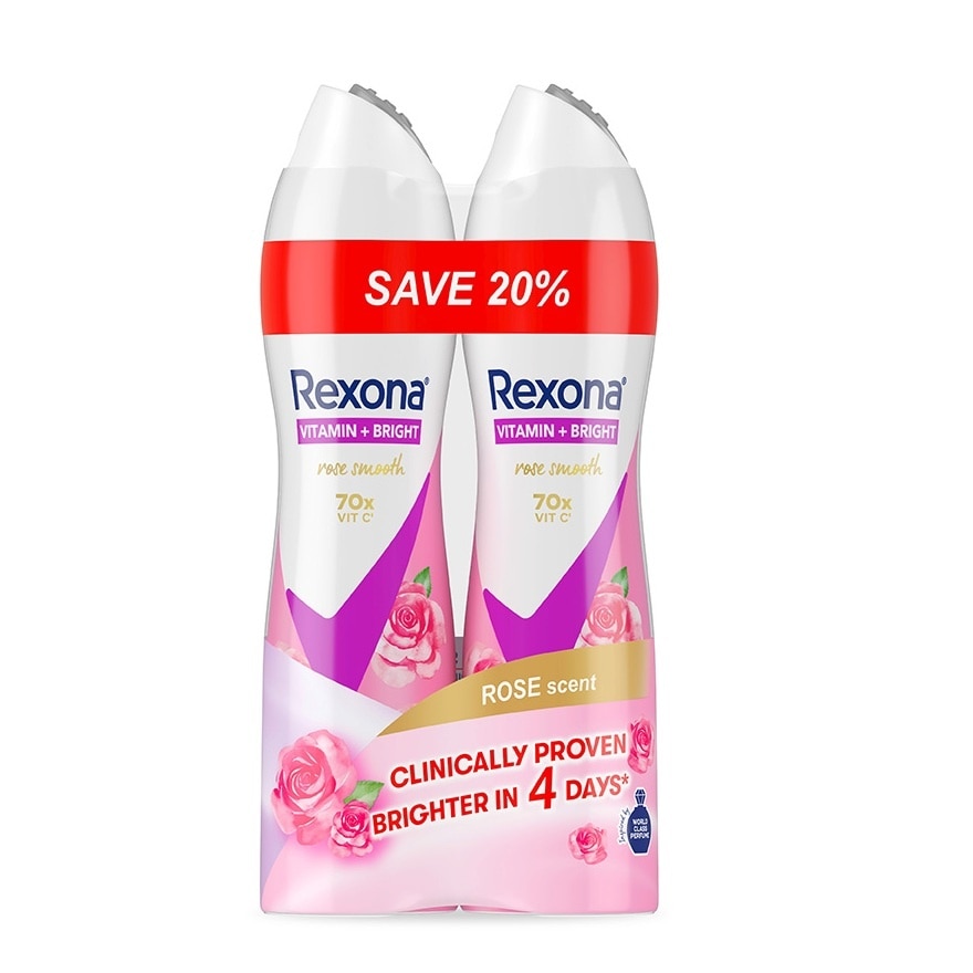 Rose Glow Spray Deo 2x135ml