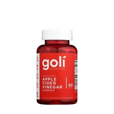 GOLI Worlds First Apple Cider Vinegar Gummies 60s