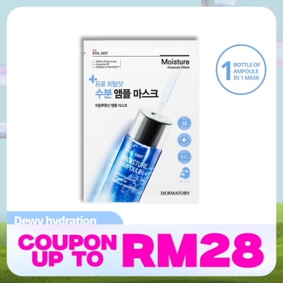 DERMATORY Pro Hyal Shot Moisture Ampoule Mask 1s