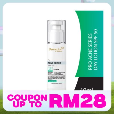 DERMACTION PLUS BY WATSONS Pro Acne SPF50+ PA++++ Day Lotion 40ml