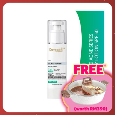 DERMACTION PLUS BY WATSONS Pro Acne SPF50+ PA++++ Day Lotion 40ml