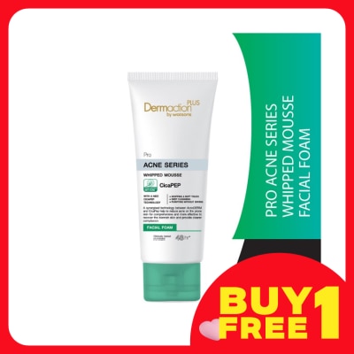 DERMACTION PLUS BY WATSONS Pro Acne Whipped Mousse Facial Foam 100ml