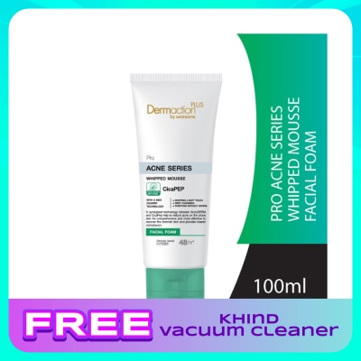 DERMACTION PLUS BY WATSONS Pro Acne Whipped Mousse Facial Foam 100ml