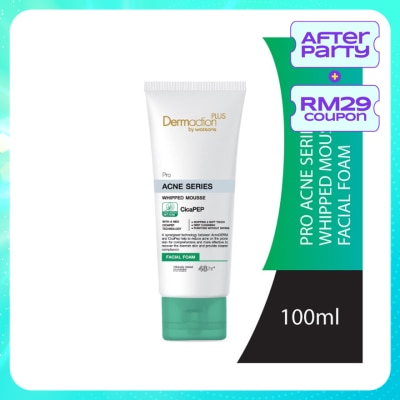 DERMACTION PLUS BY WATSONS Pro Acne Whipped Mousse Facial Foam 100ml
