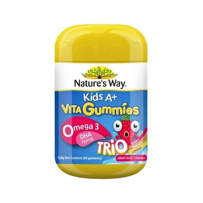 NATURE'S WAY Kids A+ Omega 3 Trio 60s