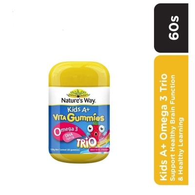 NATURE'S WAY - Kids A+ Omega 3 Trio 60 gummies image