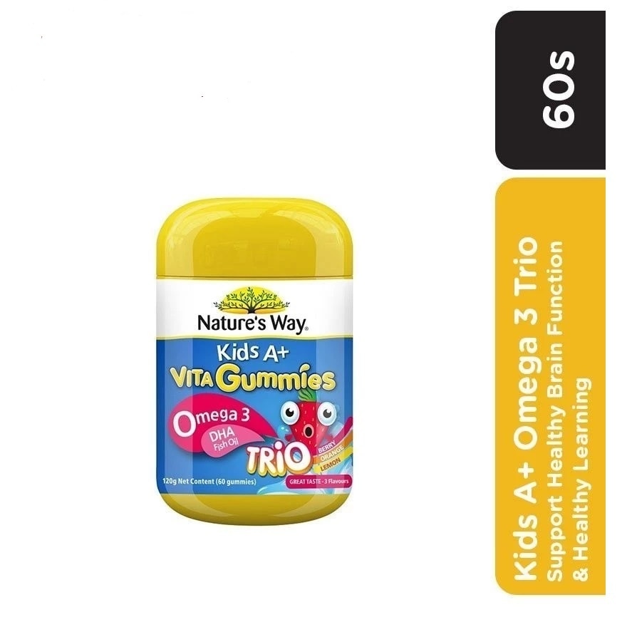 Kids A+ Omega 3 Trio 60 gummies