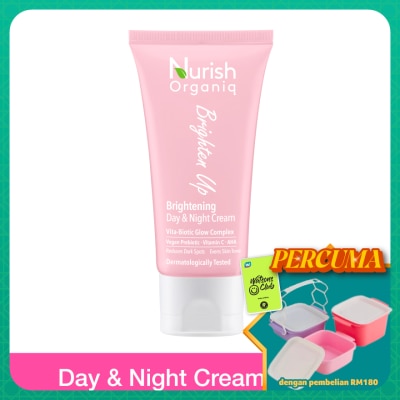 NURISH ORGANIQ - Brightening Day & Night Cream 40g