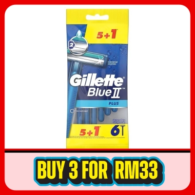 GILLETTE - Blue II Plus Disposable 5s+1