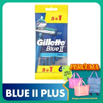 GILLETTE - Blue II Plus Disposable 5s+1