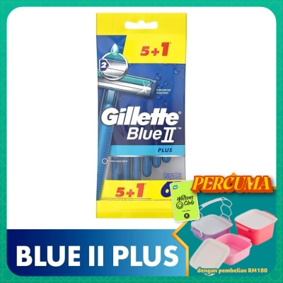 GILLETTE - Blue II Plus Disposable 5s+1