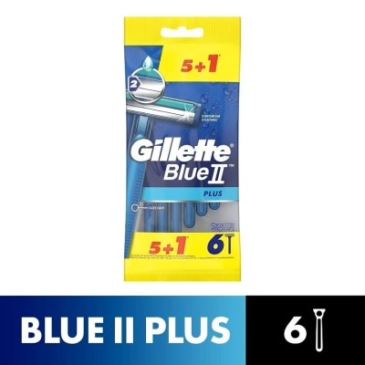 GILLETTE Blue II Plus Disposable 5s+1