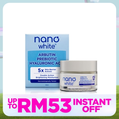 NANO WHITE Double Action Hydrating Moisturiser 50ml