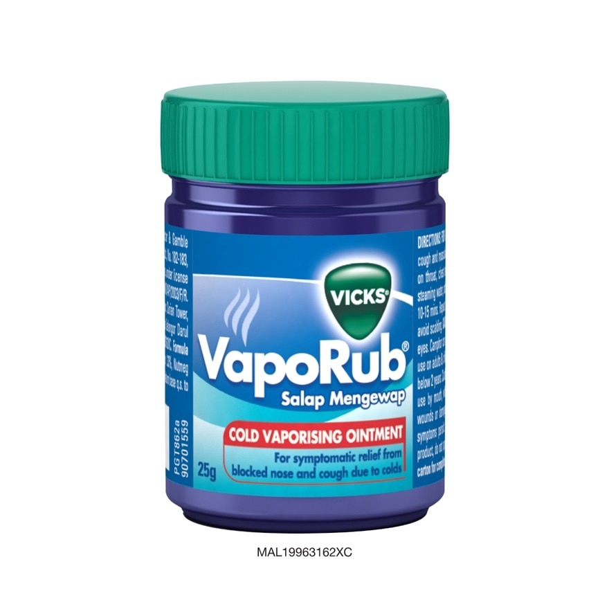 Vaporub Cold Vaporizing Ointment 25g