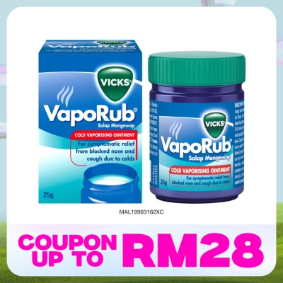 VICKS Vaporub Cold Vaporizing Ointment 25g