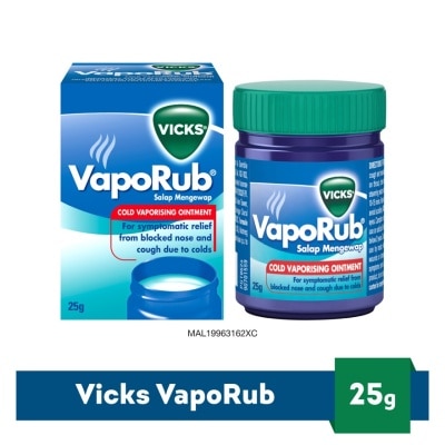 VICKS Vaporub Cold Vaporizing Ointment 25g