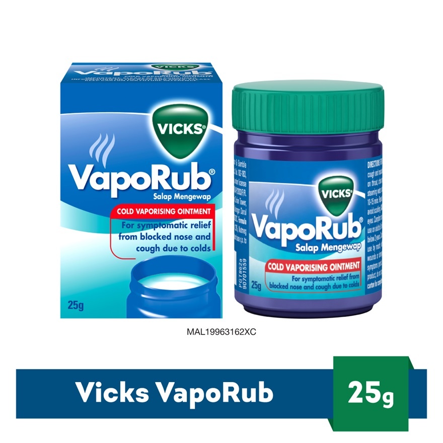 Vaporub Cold Vaporizing Ointment 25g image