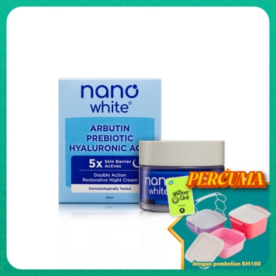 NANO WHITE - Double Action Restorative Night Cream 50ML