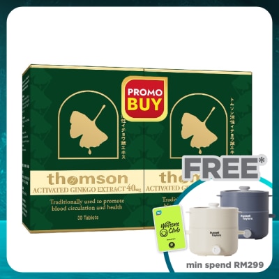 THOMSON Activated Ginkgo 40mg 2 x 30's
