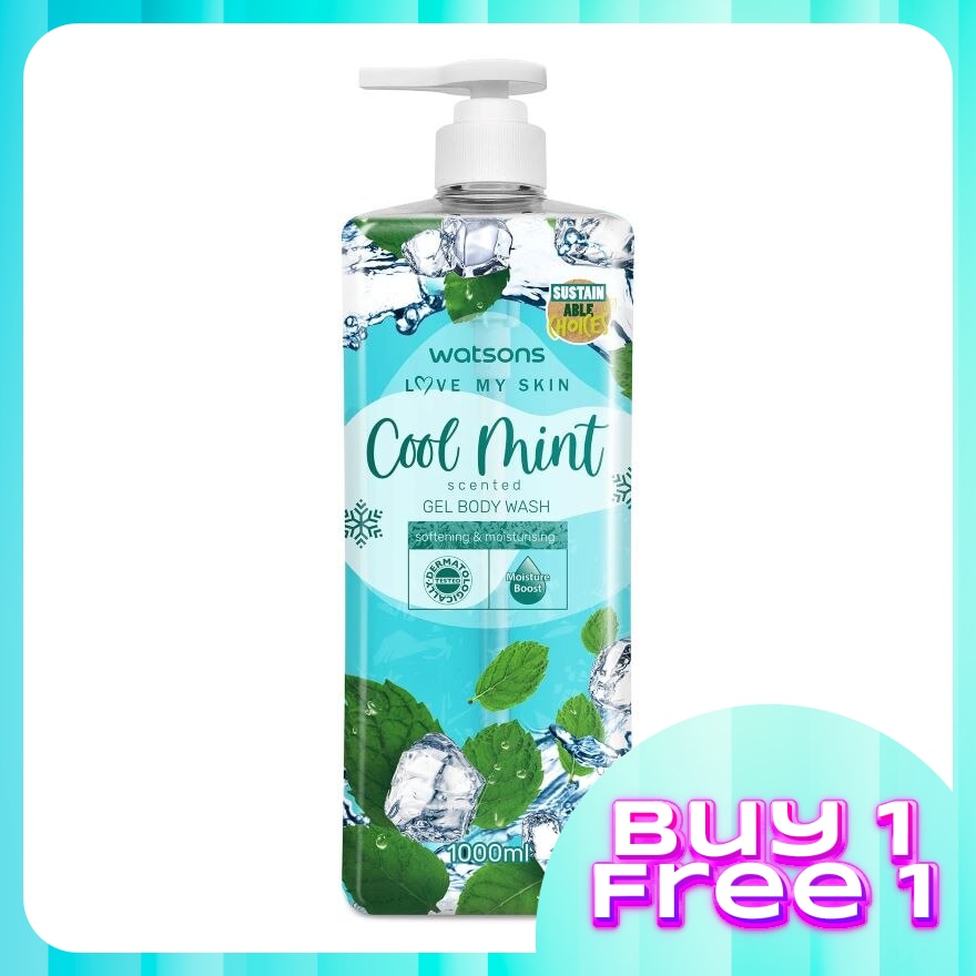 COOL MINT SCENTED GEL BODY WASH