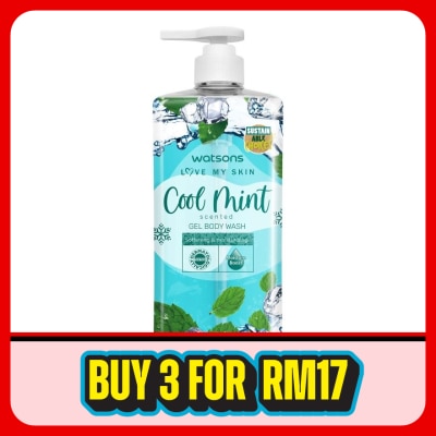 WATSONS - COOL MINT SCENTED GEL BODY WASH