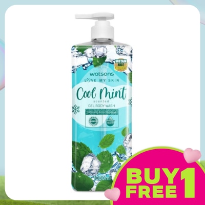 WATSONS COOL MINT SCENTED GEL BODY WASH