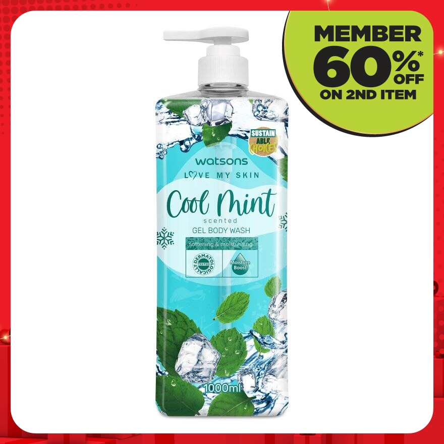 COOL MINT SCENTED GEL BODY WASH